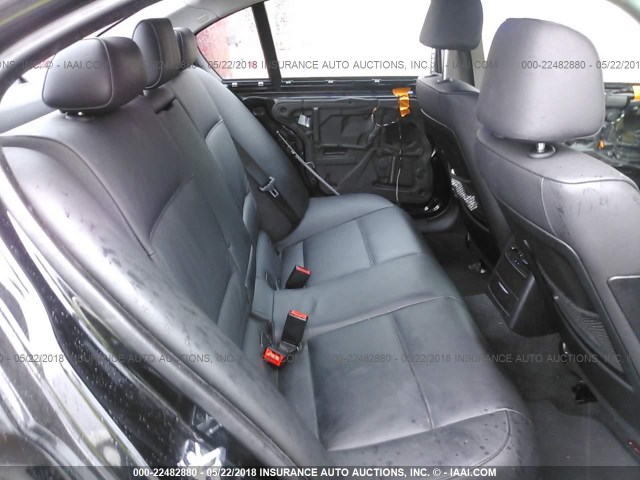 WBAVD53538A282989 - 2008 BMW 335 XI BLACK photo 8