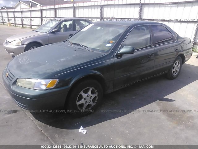 4T1BG22K3XU440727 - 1999 TOYOTA CAMRY CE/LE/XLE GREEN photo 2