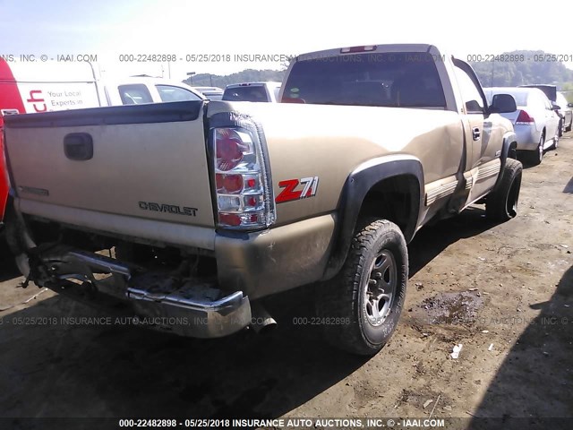 1GCEK14T2YE184611 - 2000 CHEVROLET SILVERADO K1500 GOLD photo 4