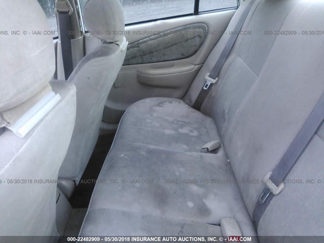 1NXBR12E9YZ404248 - 2000 TOYOTA COROLLA VE/CE/LE 白色 照片 8