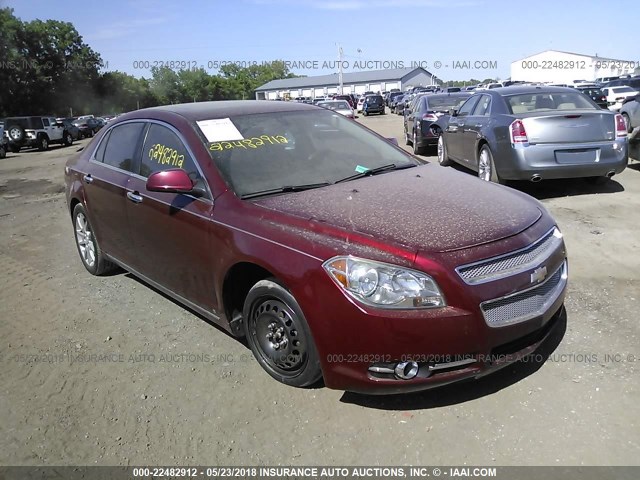 1G1ZK57709F236247 - 2009 CHEVROLET MALIBU LTZ 栗色 照片 1