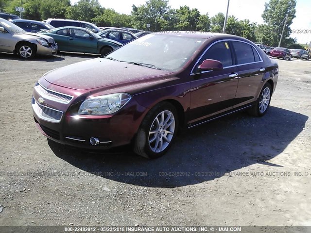 1G1ZK57709F236247 - 2009 CHEVROLET MALIBU LTZ 栗色 照片 2