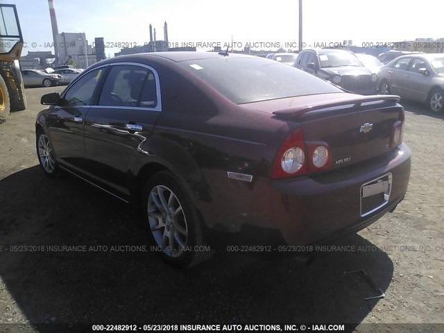 1G1ZK57709F236247 - 2009 CHEVROLET MALIBU LTZ 栗色 照片 3