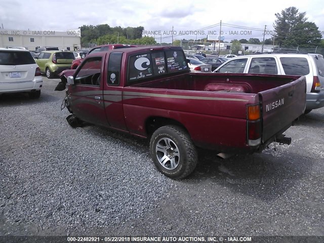 1N6SD16Y0VC327842 - 1997 NISSAN TRUCK KING CAB SE/KING CAB XE RED photo 3