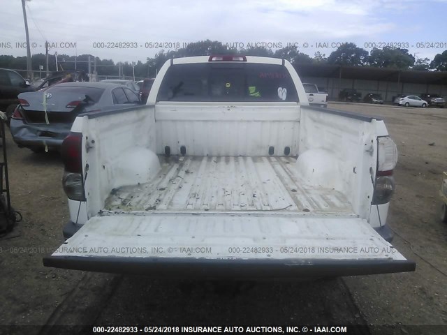 5TFRV54167X030050 - 2007 TOYOTA TUNDRA DOUBLE CAB SR5 WHITE photo 8