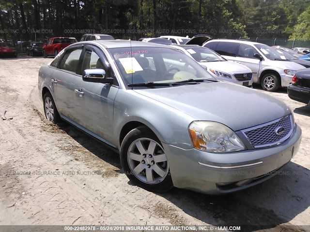 1FAHP24107G159573 - 2007 FORD FIVE HUNDRED SEL GREEN photo 1