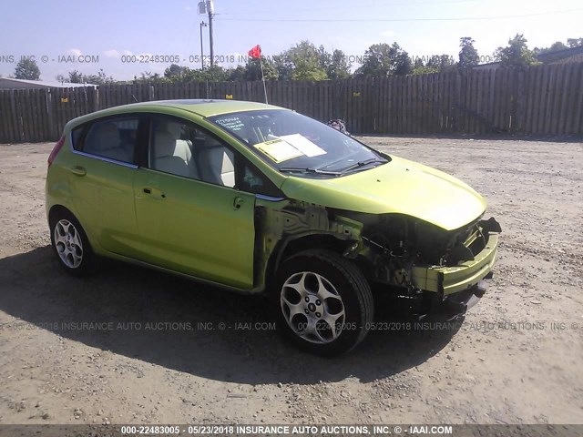 3FADP4FJ0BM179392 - 2011 FORD FIESTA SES GREEN photo 1