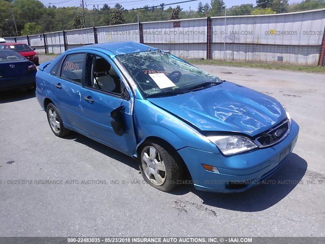 1FAHP34N17W158611 - 2007 FORD FOCUS ZX4/S/SE/SES 蓝色 照片 1