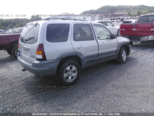 4F2YU08182KM55965 - 2002 MAZDA TRIBUTE LX/ES 银色 照片 4