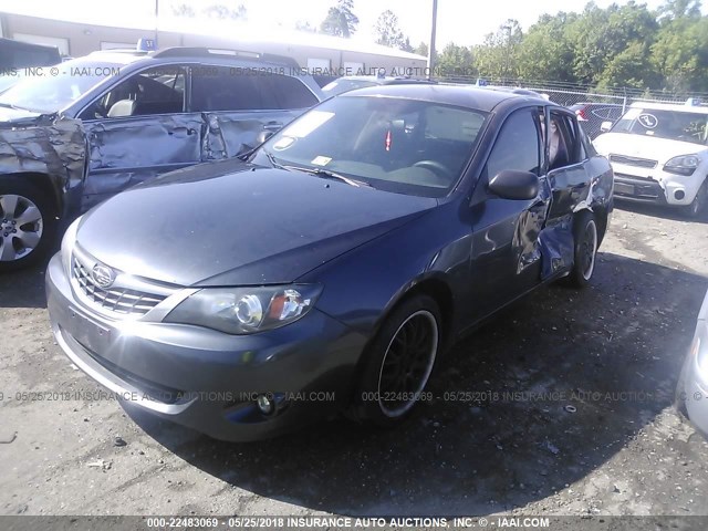 JF1GE61648G508678 - 2008 SUBARU IMPREZA 2.5I GRAY photo 2