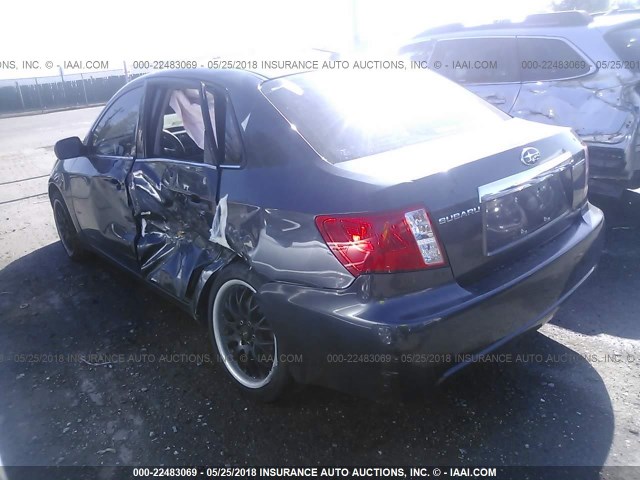 JF1GE61648G508678 - 2008 SUBARU IMPREZA 2.5I GRAY photo 3