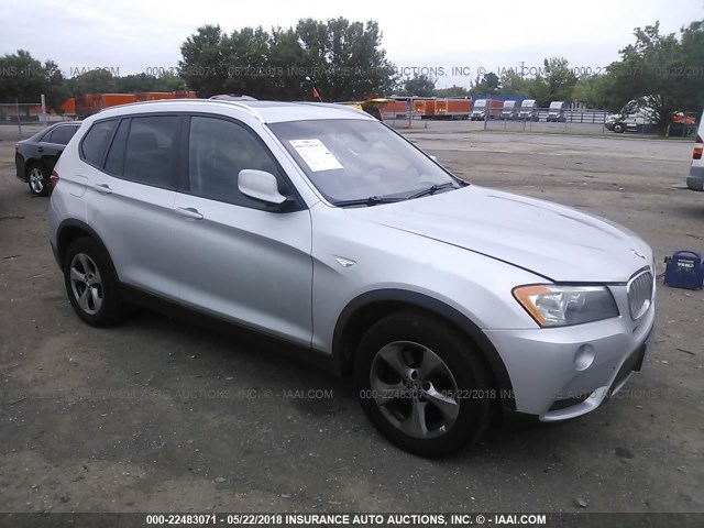 5UXWX5C59BL709357 - 2011 BMW X3 XDRIVE28I SILVER photo 1