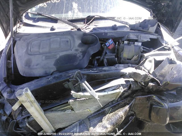 3GNBAADB3AS523389 - 2010 CHEVROLET HHR LS შავი ფოტო 10