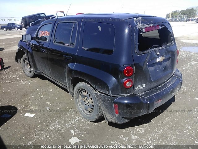3GNBAADB3AS523389 - 2010 CHEVROLET HHR LS შავი ფოტო 3
