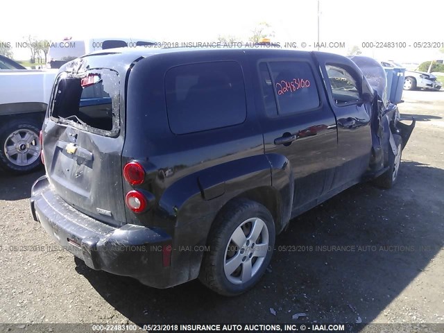 3GNBAADB3AS523389 - 2010 CHEVROLET HHR LS შავი ფოტო 4