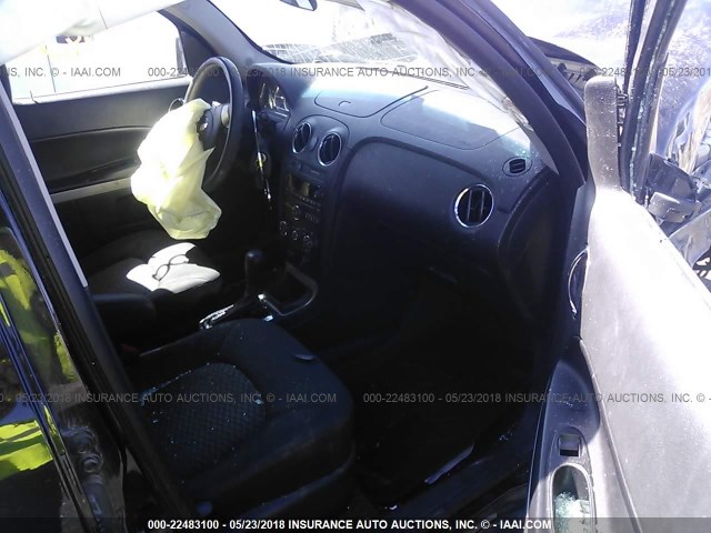 3GNBAADB3AS523389 - 2010 CHEVROLET HHR LS შავი ფოტო 5