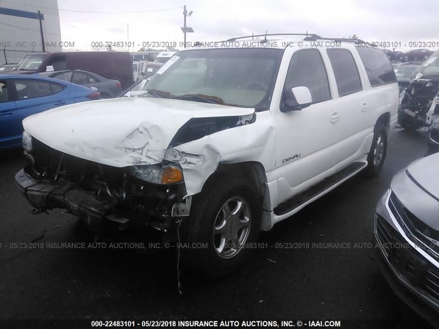 1GKFK66U73J247407 - 2003 GMC YUKON XL DENALI WHITE photo 2