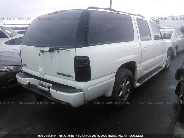 1GKFK66U73J247407 - 2003 GMC YUKON XL DENALI WHITE photo 4