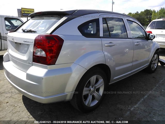 1B3CB4HA4AD534027 - 2010 DODGE CALIBER SXT SILVER photo 4