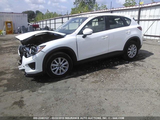 JM3KE2BE4D0160460 - 2013 MAZDA CX-5 SPORT WHITE photo 2