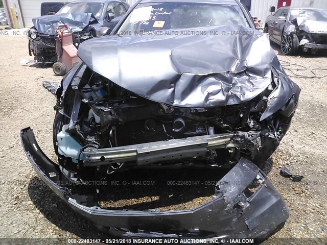 5J6TF3H51CL003693 - 2012 HONDA CROSSTOUR EXL ნაცრისფერი ფოტო 6