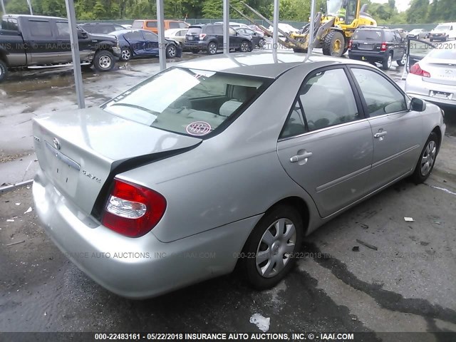 4T1BE32K53U173189 - 2003 TOYOTA CAMRY LE/XLE/SE ვერცხლისფერი ფოტო 4
