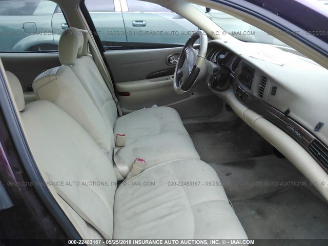 1G4HP52K144136657 - 2004 BUICK LESABRE CUSTOM MAROON photo 5