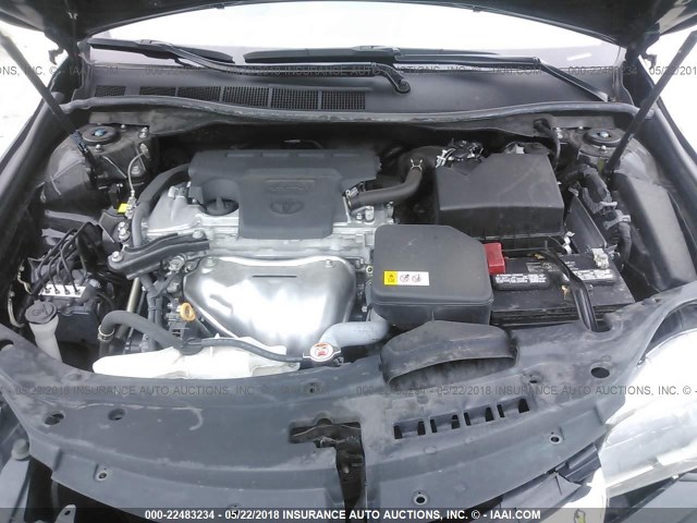 4T1BF1FK5HU729276 - 2017 TOYOTA CAMRY LE/XLE/SE/XSE BLACK photo 10