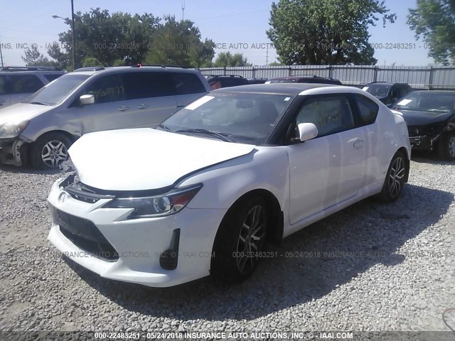 JTKJF5C70E3073389 - 2014 TOYOTA SCION TC 白色 照片 2