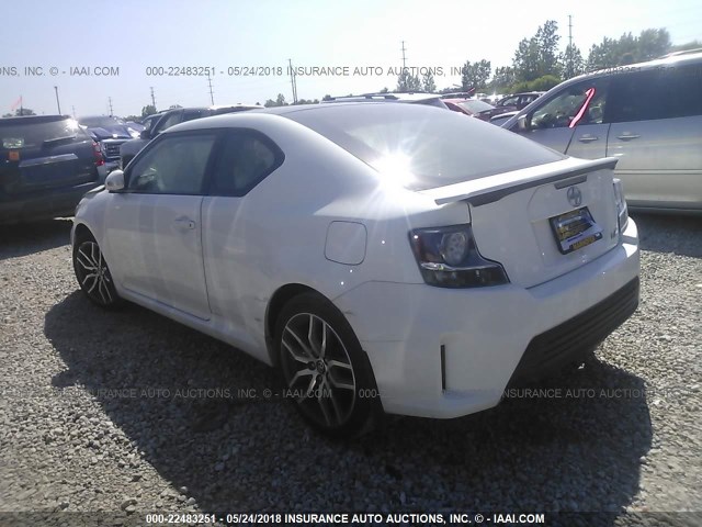 JTKJF5C70E3073389 - 2014 TOYOTA SCION TC 白色 照片 3