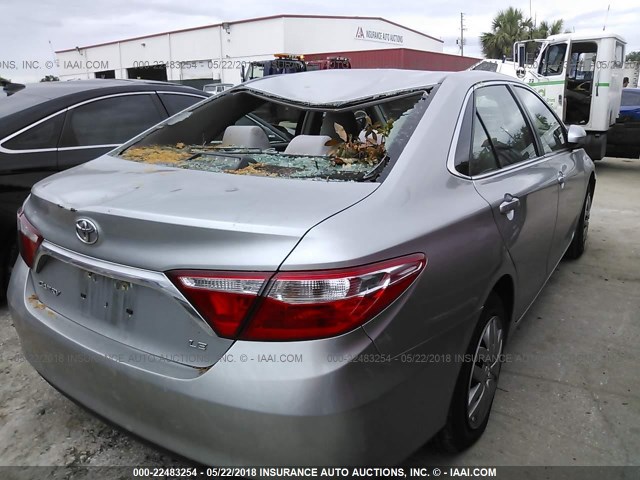 4T1BF1FK1GU174437 - 2016 TOYOTA CAMRY LE/XLE/SE/XSE SILVER photo 6