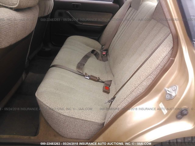 4T1SV21EXLU129842 - 1990 TOYOTA CAMRY DLX GOLD photo 8