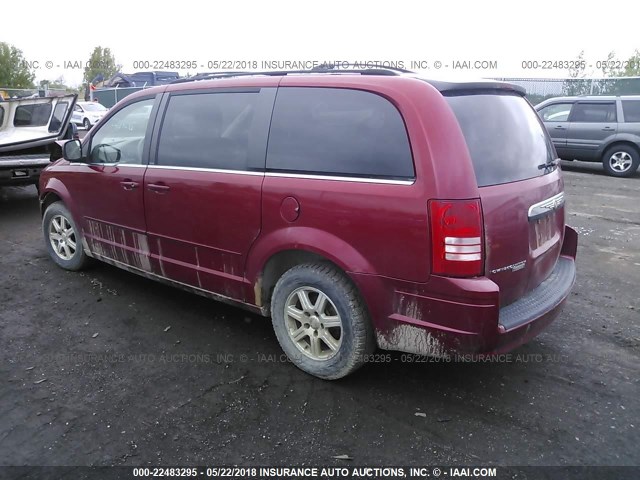 2A8HR54P88R128073 - 2008 CHRYSLER TOWN & COUNTRY TOURING RED photo 3