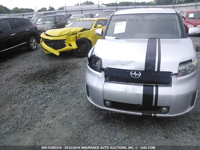 JTLKE50E191085302 - 2009 TOYOTA SCION XB SILVER photo 6