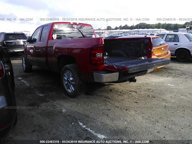 1GCRCSE0XCZ243348 - 2012 CHEVROLET SILVERADO C1500 LT RED photo 3