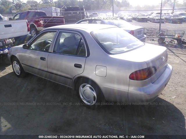 1NXBR12E8XZ275370 - 1999 TOYOTA COROLLA VE/CE/LE 棕色 照片 3