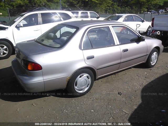 1NXBR12E8XZ275370 - 1999 TOYOTA COROLLA VE/CE/LE 棕色 照片 4