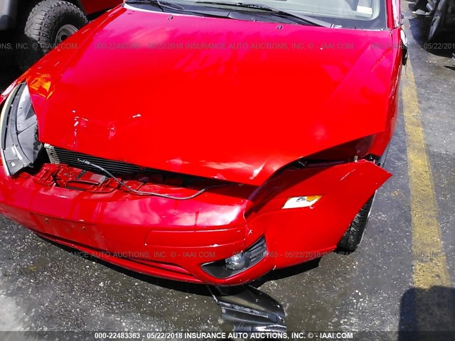 1FAFP34N07W164469 - 2007 FORD FOCUS ZX4/S/SE/SES 红色 照片 6