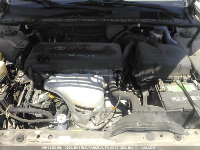 4T1BE32K66U158267 - 2006 TOYOTA CAMRY LE/XLE/SE თაფლისფერი ფოტო 10