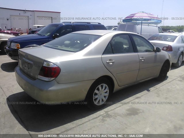 4T1BE32K66U158267 - 2006 TOYOTA CAMRY LE/XLE/SE თაფლისფერი ფოტო 4