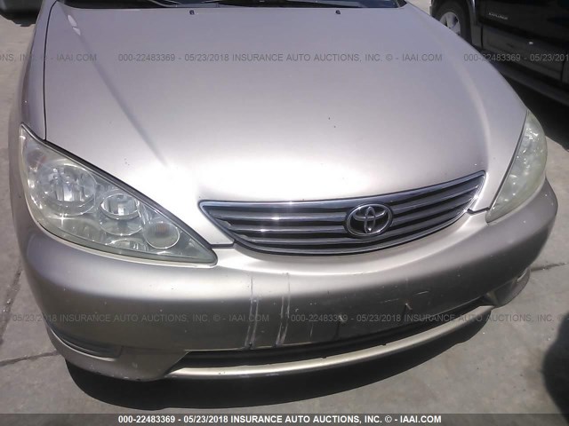 4T1BE32K66U158267 - 2006 TOYOTA CAMRY LE/XLE/SE თაფლისფერი ფოტო 6