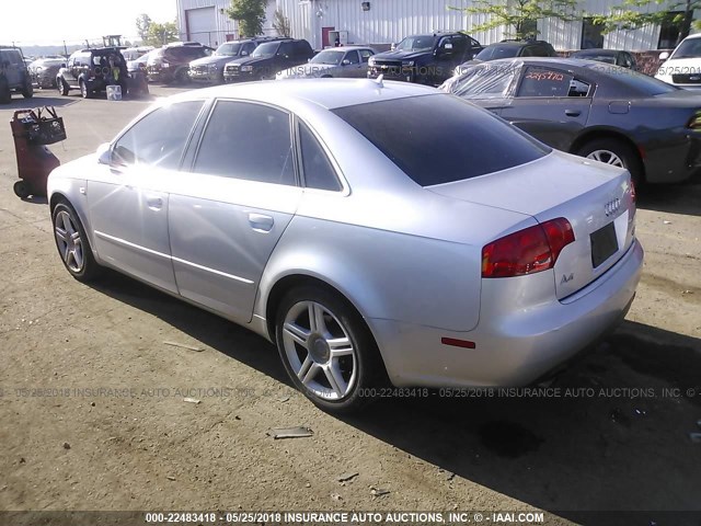 WAUDF78E76A137672 - 2006 AUDI A4 2.0T QUATTRO SILVER photo 3