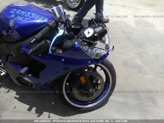 JYARJ06E57A036208 - 2007 YAMAHA YZFR6 S BLUE photo 5