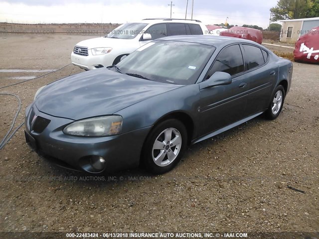 2G2WP582561262591 - 2006 PONTIAC GRAND PRIX Mavi foto 2