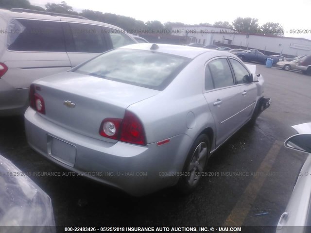 1G1ZC5E04CF197513 - 2012 CHEVROLET MALIBU 1LT 灰色 照片 4