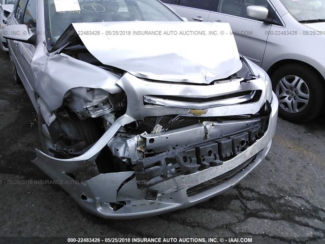 1G1ZC5E04CF197513 - 2012 CHEVROLET MALIBU 1LT 灰色 照片 6
