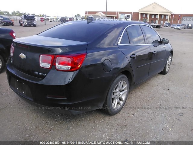1G11C5SLXFF212385 - 2015 CHEVROLET MALIBU 1LT BLACK photo 4