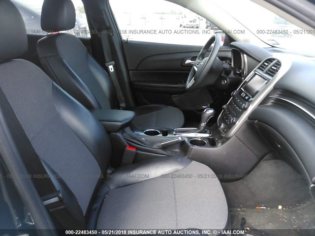 1G11C5SLXFF212385 - 2015 CHEVROLET MALIBU 1LT BLACK photo 5