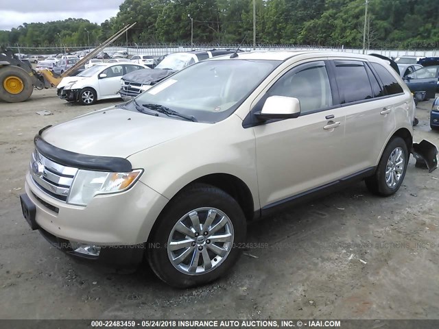 2FMDK49C17BA38311 - 2007 FORD EDGE SEL PLUS GOLD photo 2