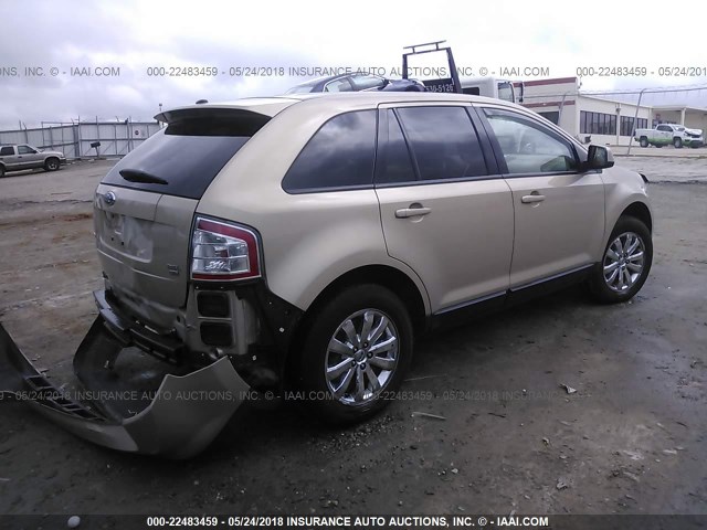 2FMDK49C17BA38311 - 2007 FORD EDGE SEL PLUS GOLD photo 4